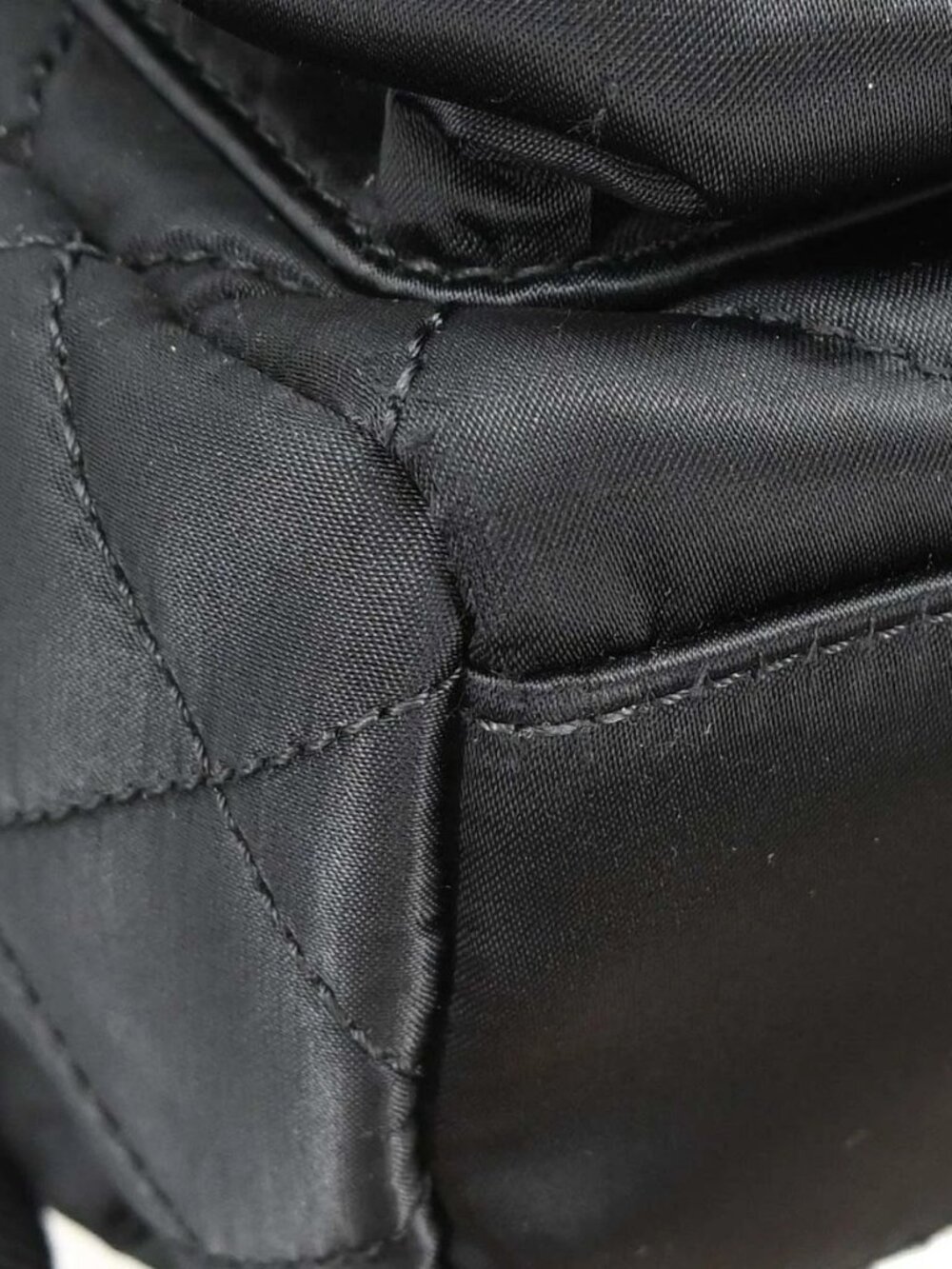 Chanel Black Tweed Nylon Backpack 197572 - Picture 3 of 16